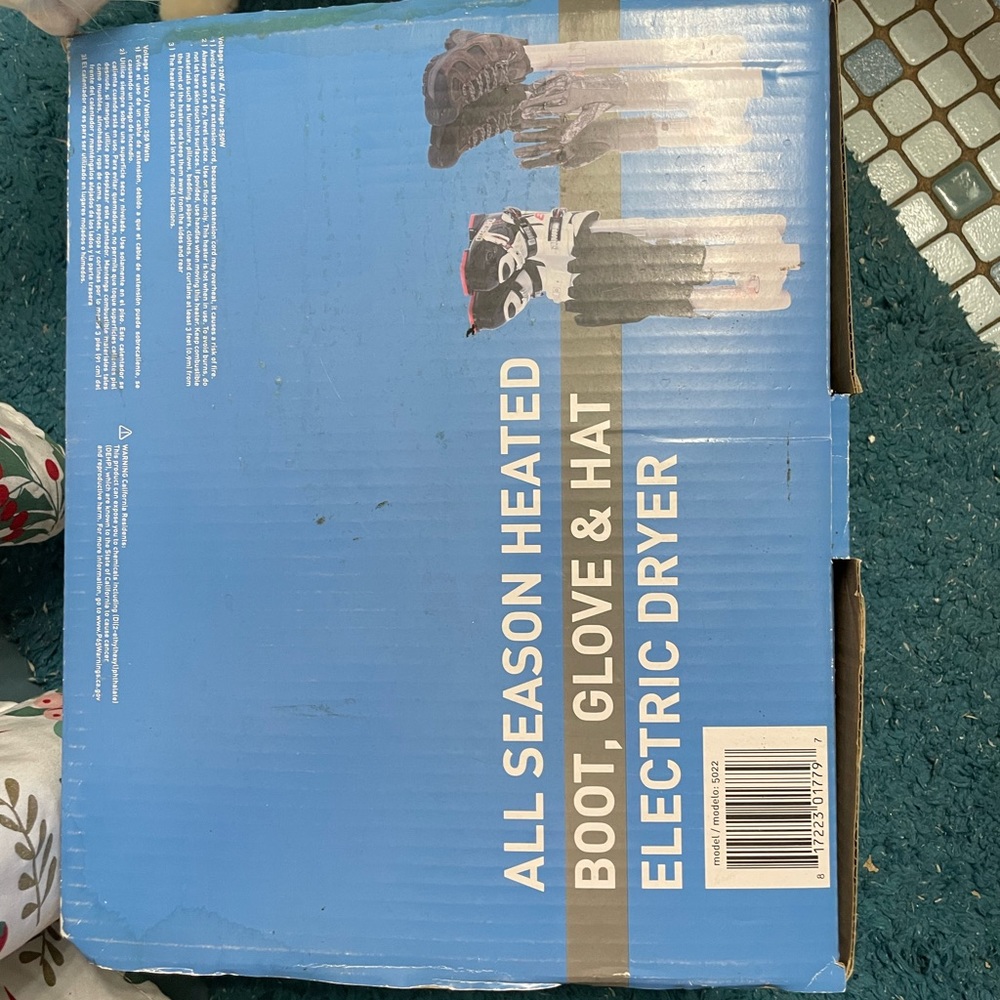 LIFESMART All Season Heated Boot, Glove & Hat Electric Dryer New